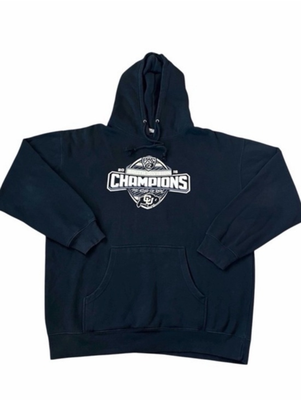 University of Colorado Buffaloes Black Hoodie/ Sweatshirt Size XL